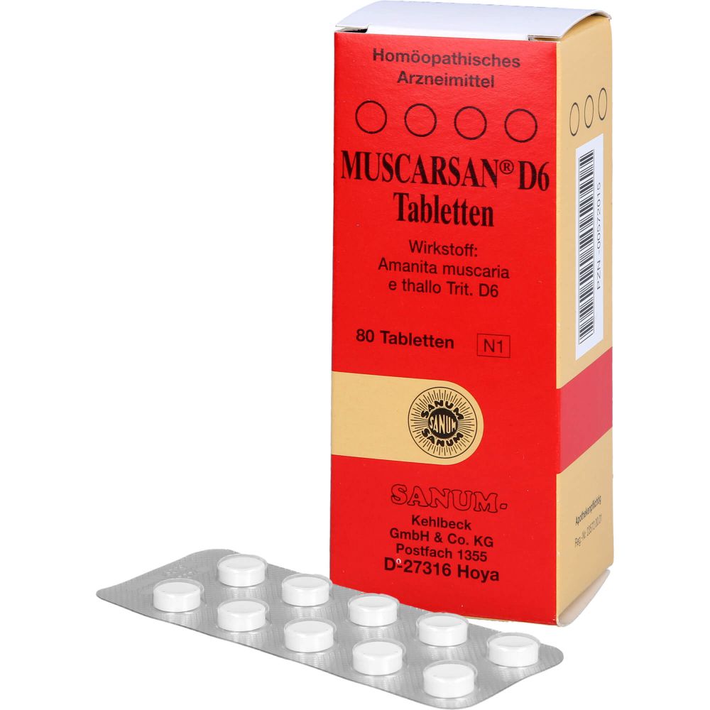 MUSCARSAN D 6 Tabletten