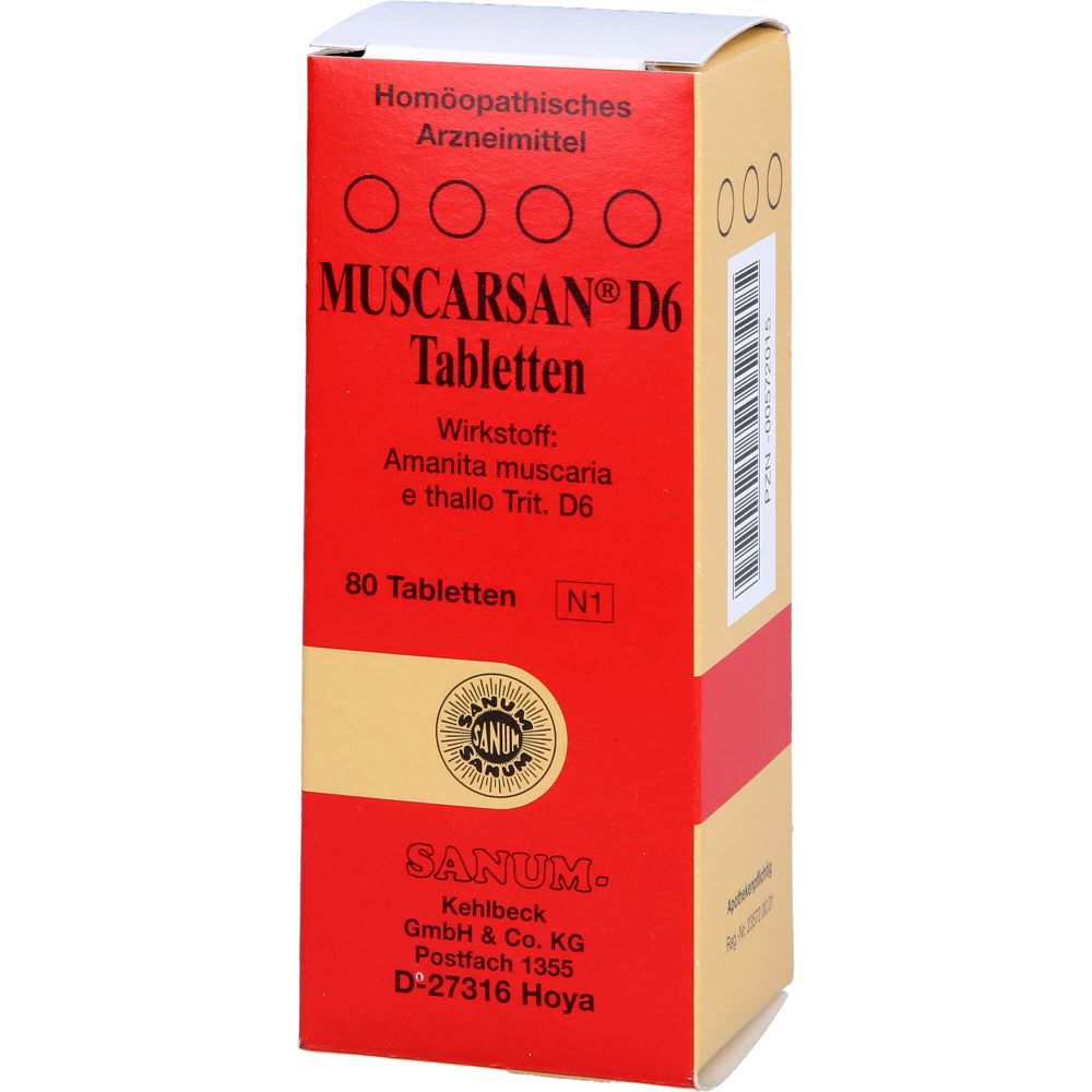 MUSCARSAN D 6 Tabletten