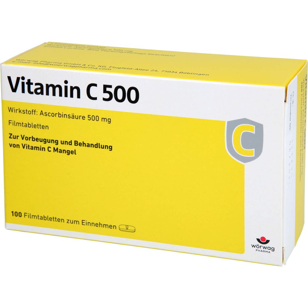 Vitamin C 500 Filmtabletten 100 St 100 St