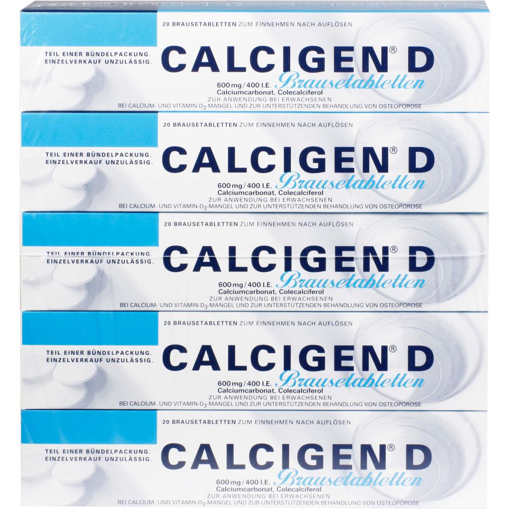 CALCIGEN D 600 mg/400 I.E. Brausetabletten