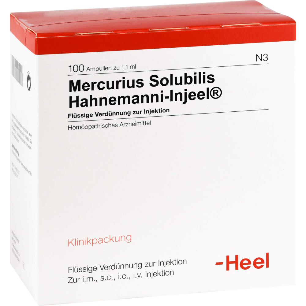 MERCURIUS SOLUBILIS INJEEL Hahnemanni Ampullen