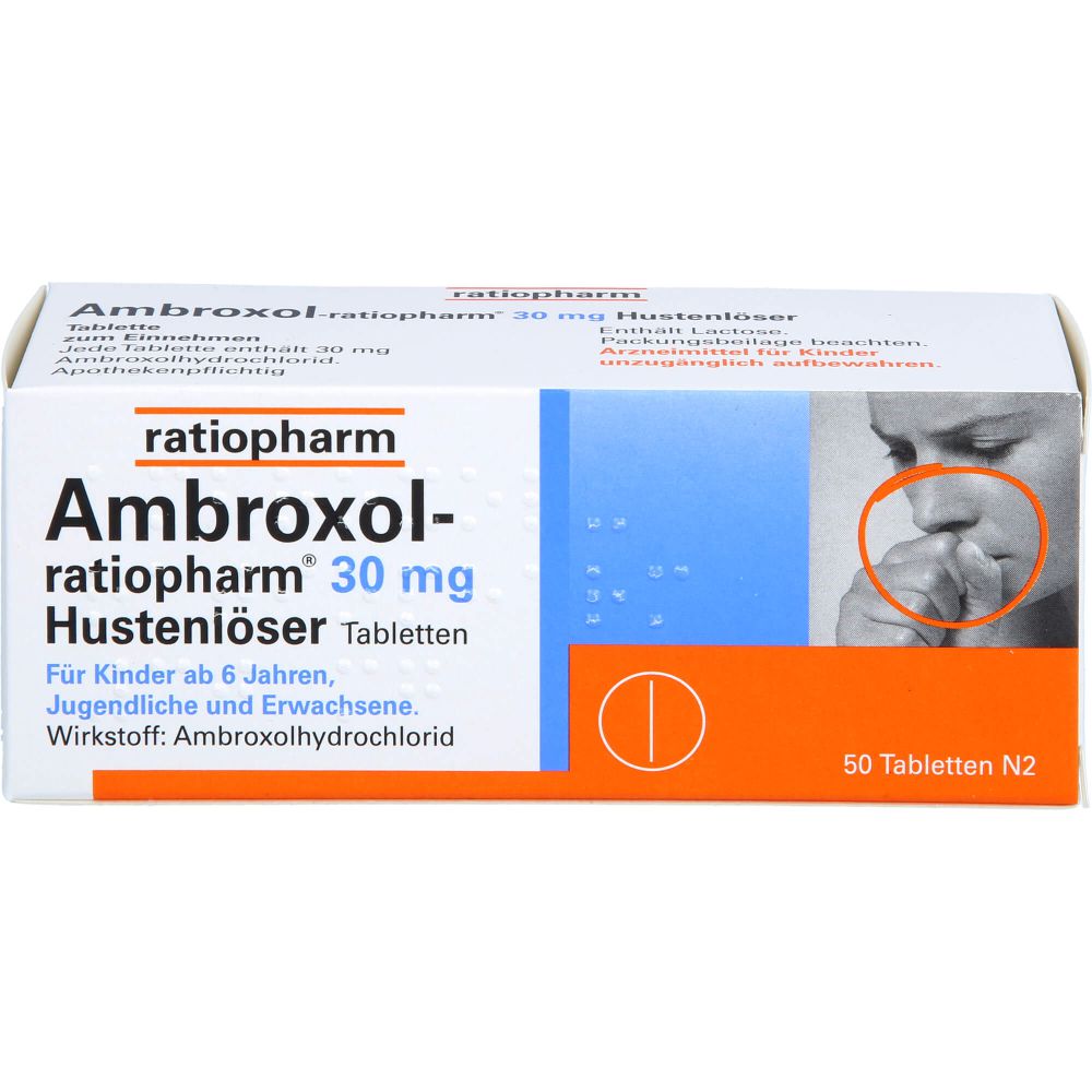 Ambroxol-ratiopharm 30 mg Hustenlöser Tabletten 50 St