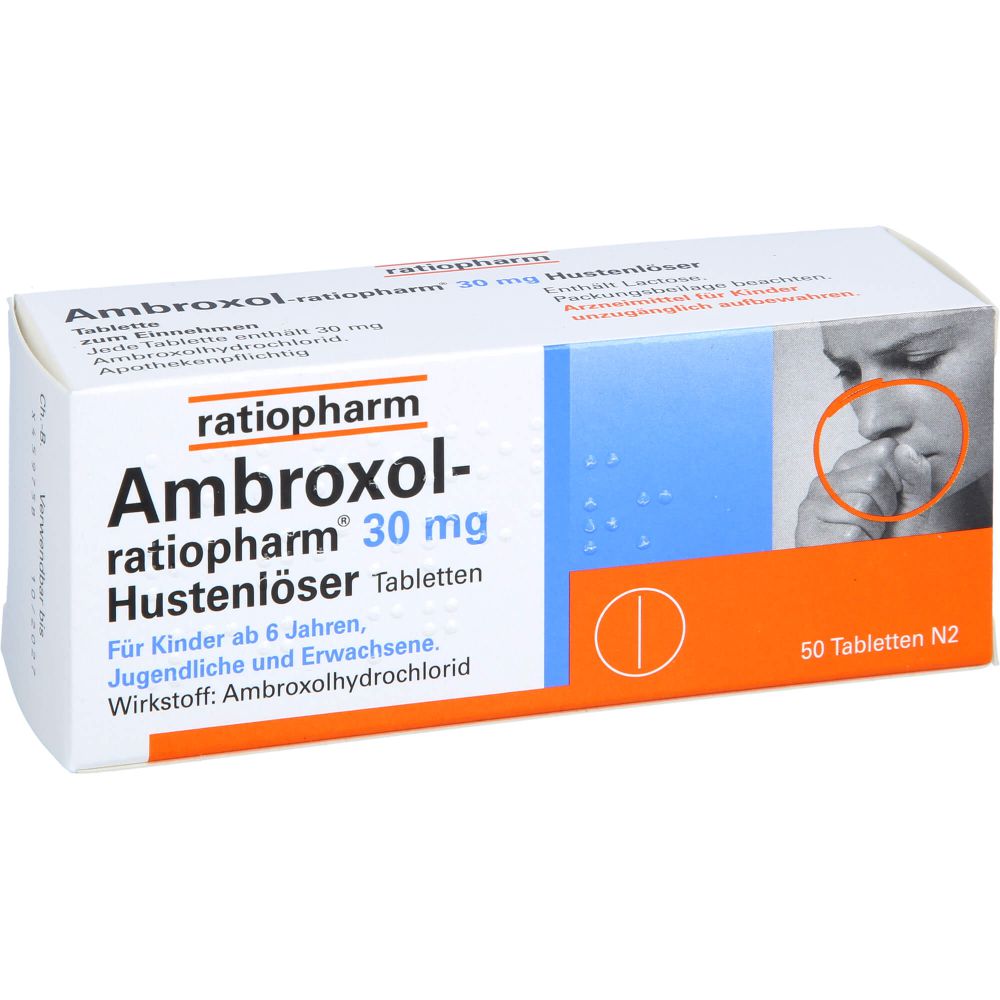 AMBROXOL-ratiopharm 30 mg Hustenlöser Tabletten