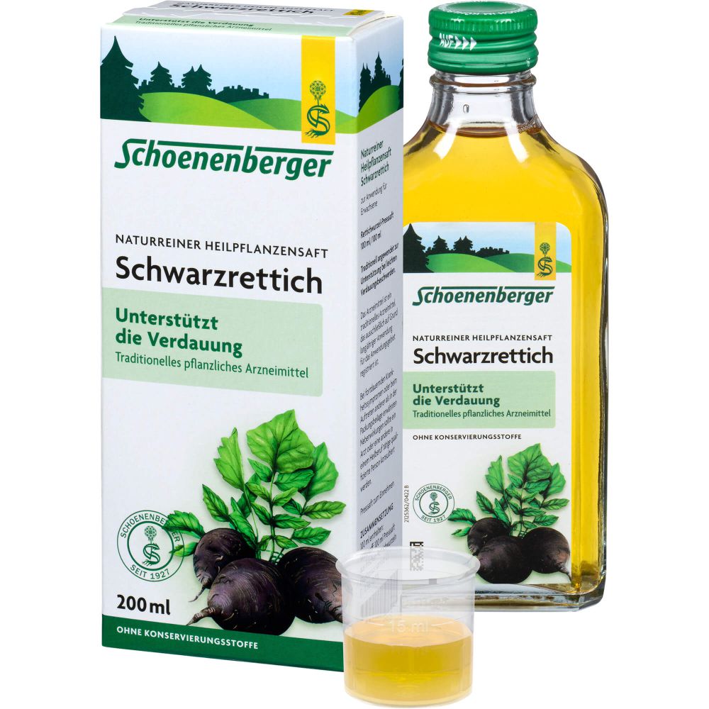 SCHWARZRETTICH Schoenenberger Heilpflanzensäfte