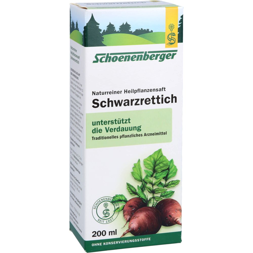 SCHWARZRETTICH Schoenenberger Heilpflanzensäfte