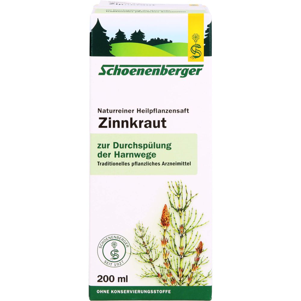 Zinnkraut Saft Schoenenberger 200 ml