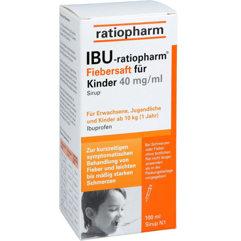 IBU-RATIOPHARM Fiebersaft für Kinder 40 mg/ml 100 ml - Frau - Themen