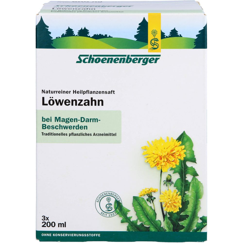 LÖWENZAHN SAFT Schoenenberger Heilpflanz.Säfte