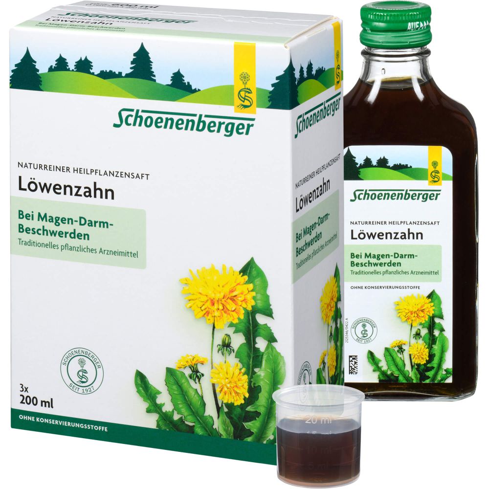 LÖWENZAHN SAFT Schoenenberger Heilpflanz.Säfte