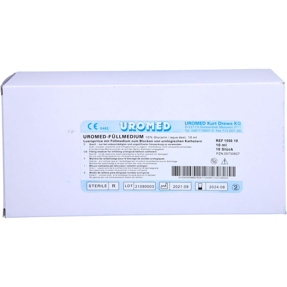 UROMED Füllmedium 10 ml 155010