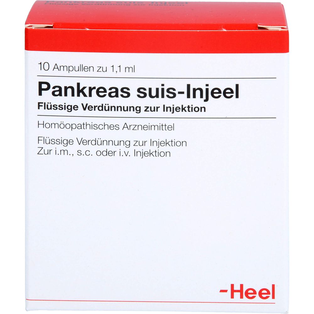 Pankreas Suis Injeel Ampullen 10 St