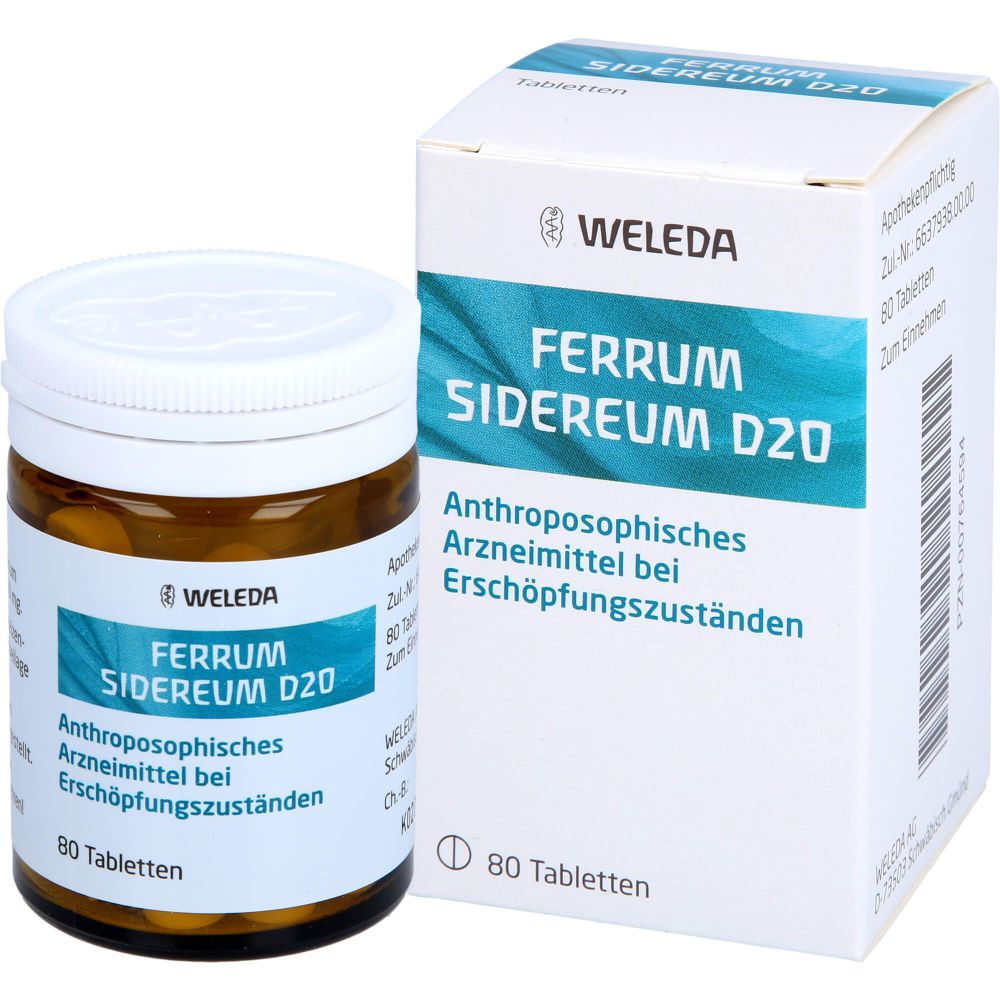 WELEDA FERRUM SIDEREUM D 20 Tabletten
