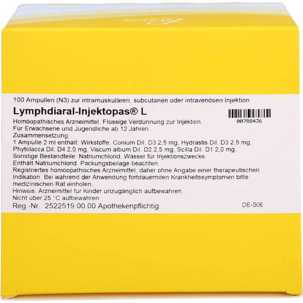 LYMPHDIARAL INJEKTOPAS L Ampullen