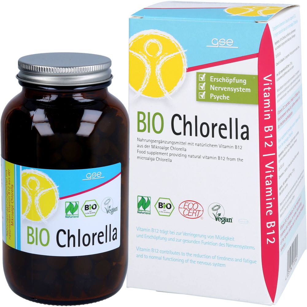 Stimulans Kaal Meyella GSE Chlorella 500 mg Bio Naturland Tabletten 550 pc. - unsere kleine  apotheke