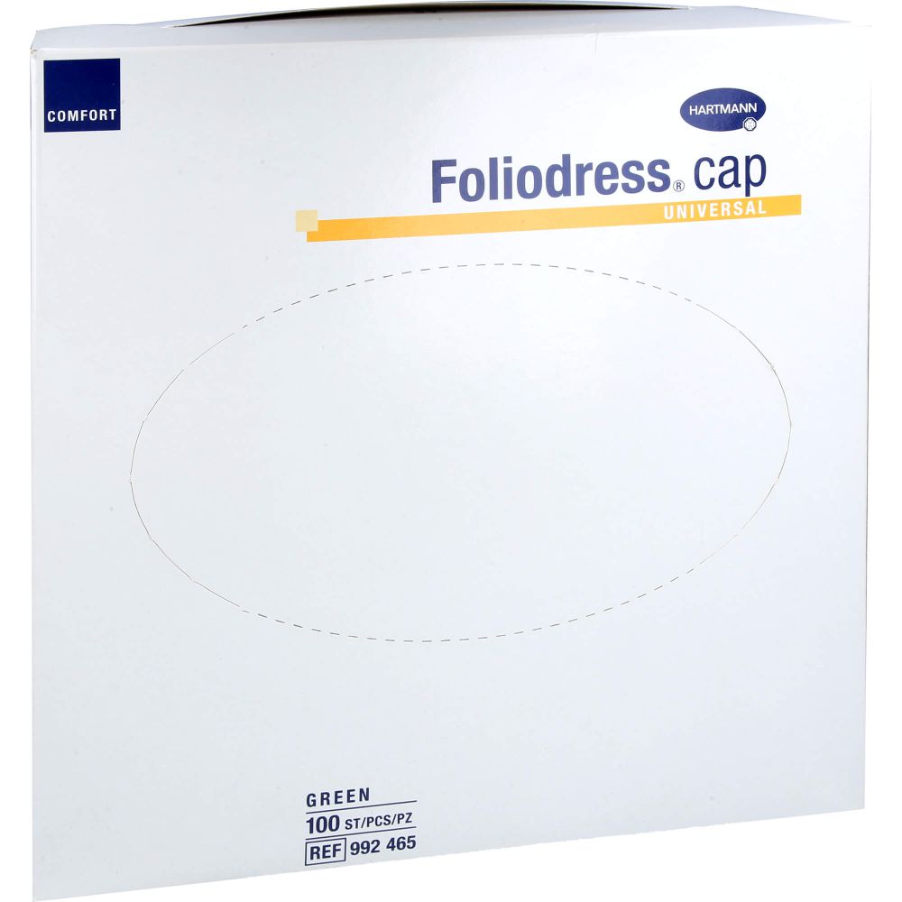 FOLIODRESS Cap Comfort Universal grün OP-Hauben