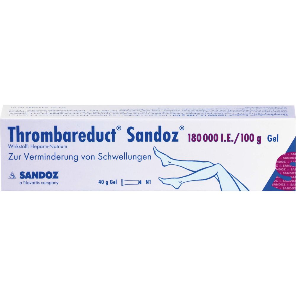 THROMBAREDUCT Sandoz 180.000 I.E. Gel