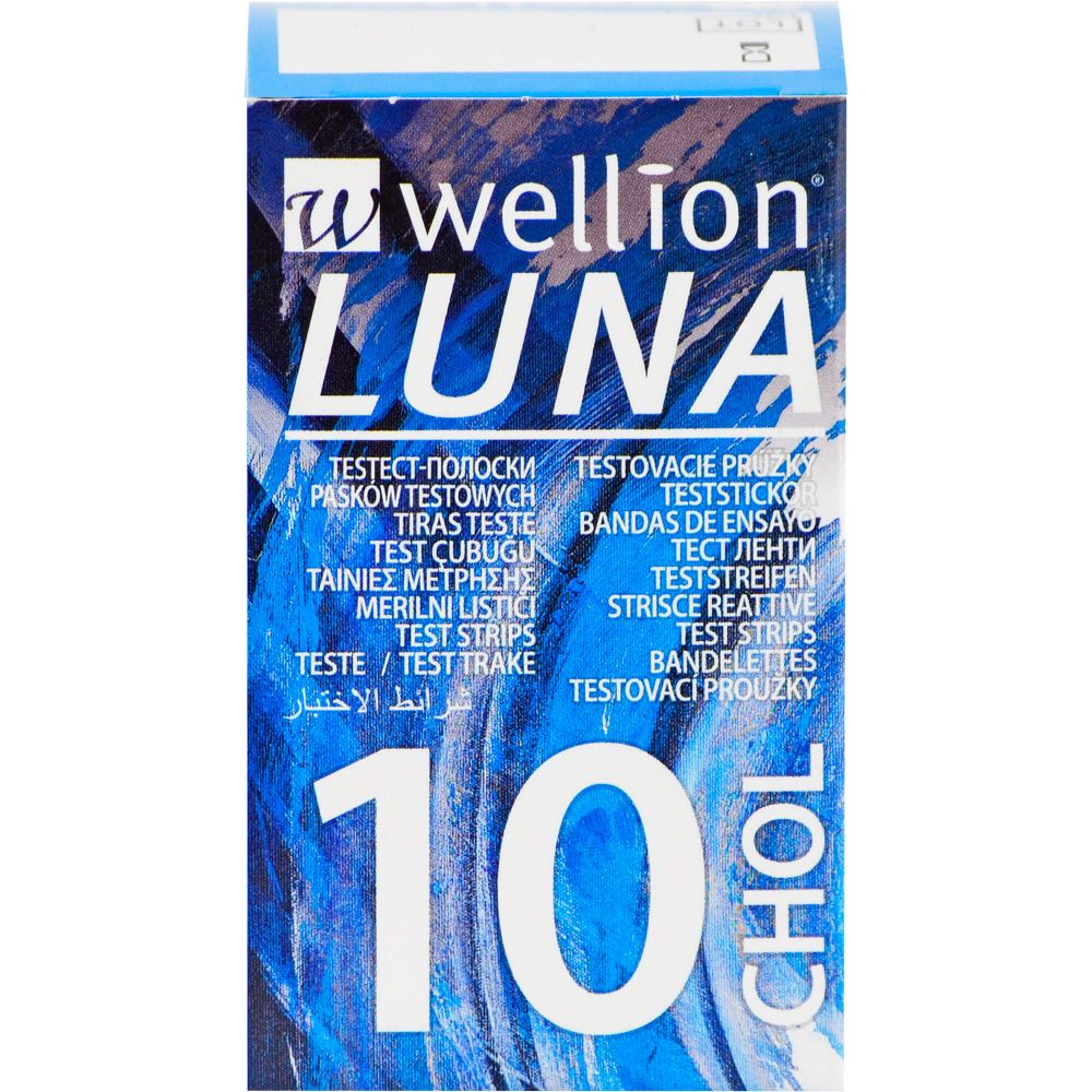 Wellion Luna Cholesterinteststreifen 10 St