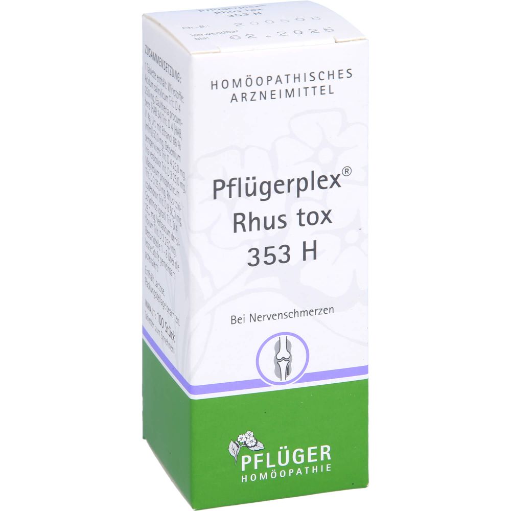 PFLÜGERPLEX Rhus tox.353 H Tabletten