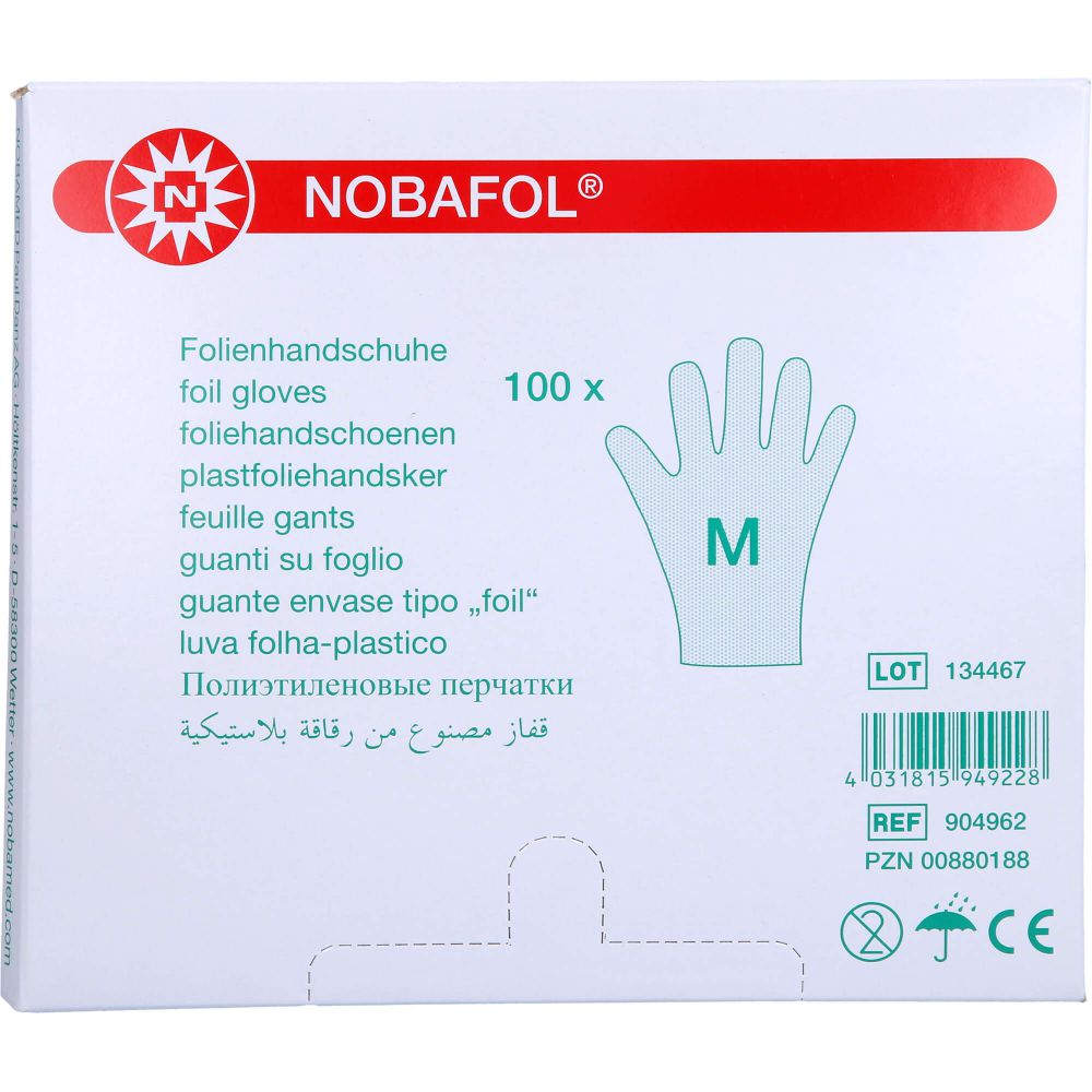 NOBAFOL Folienhandschuhe Gr.M