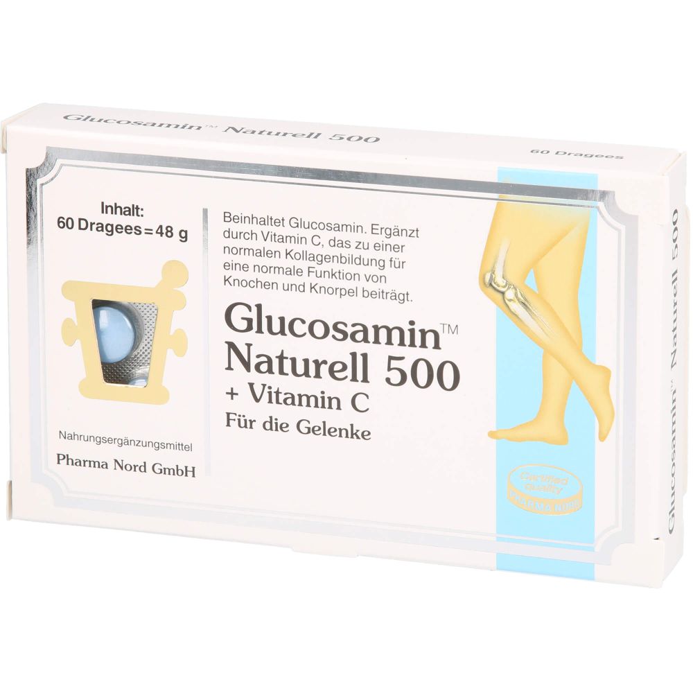 Glucosamin Naturell 500 mg Pharma Nord Dragees 60 St