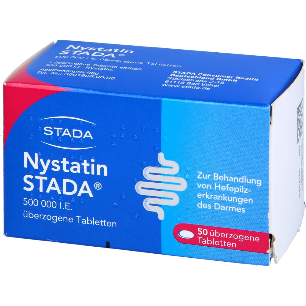 Nystatin Stada 500.000 I.E. überzogene Tab. 50 St