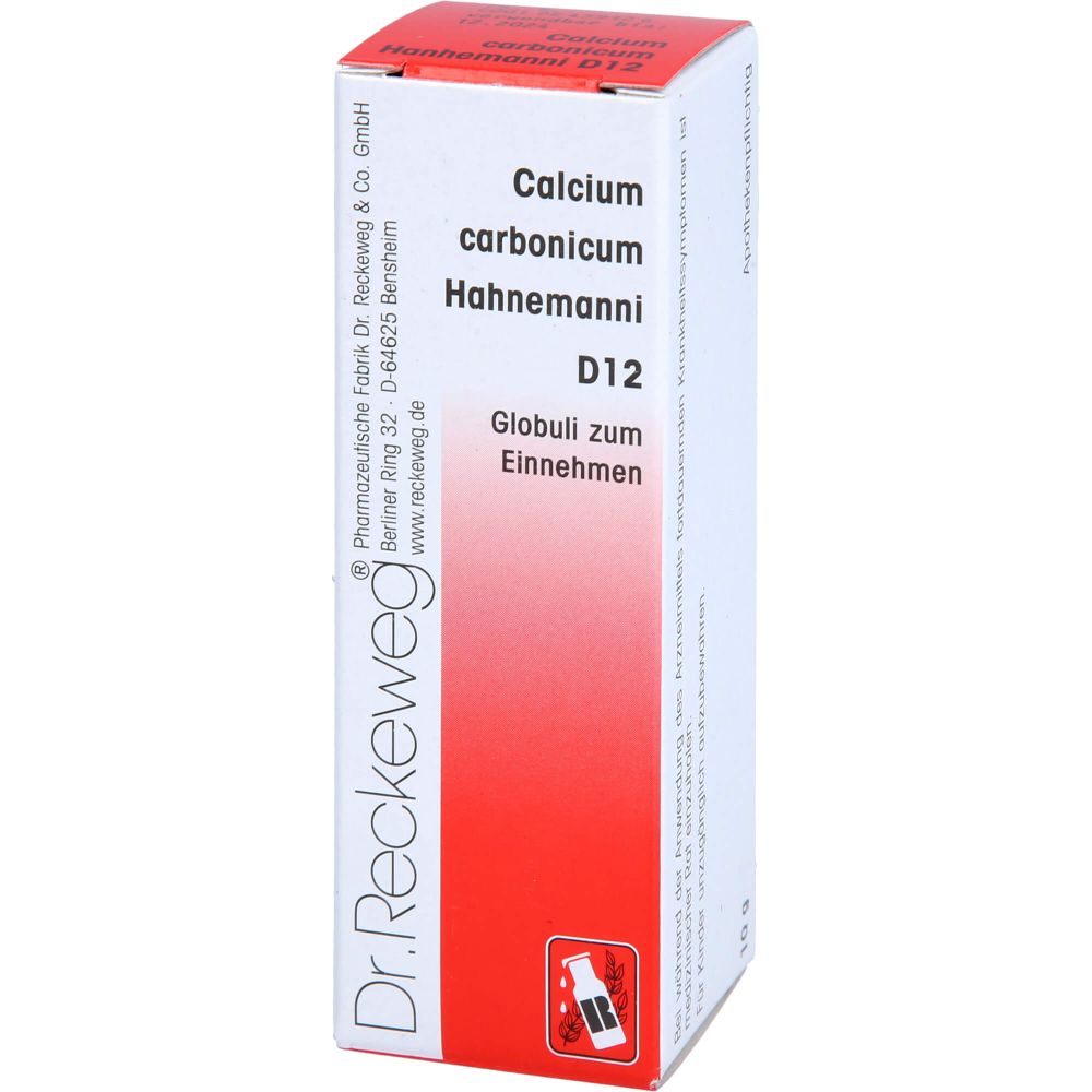 Calcium Carbonicum Hahnemanni D 12 Globuli 10 g