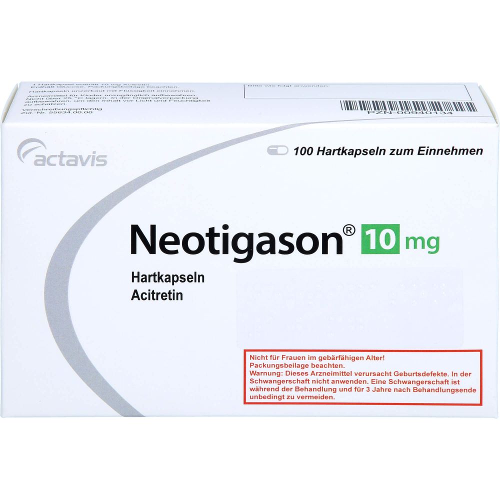 NEOTIGASON 10 mg Capsule tari 100 bucati