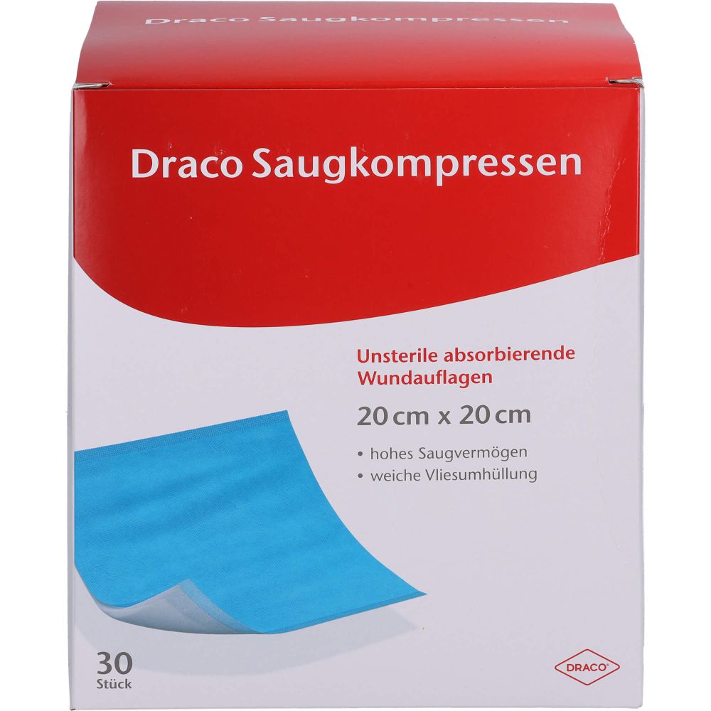 Draco Saugkompressen 10 x 20 cm steril 25 St - SHOP APOTHEKE