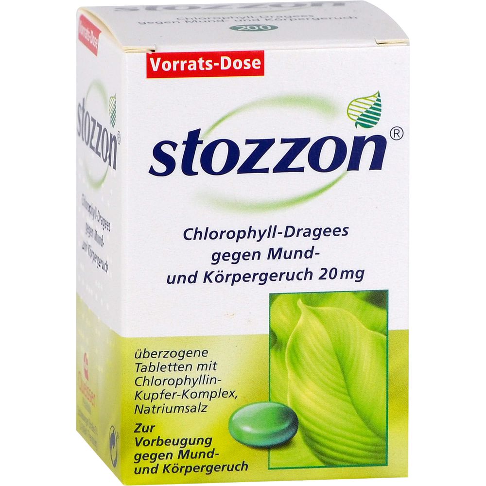 STOZZON Chlorophyll überzogene Tabletten