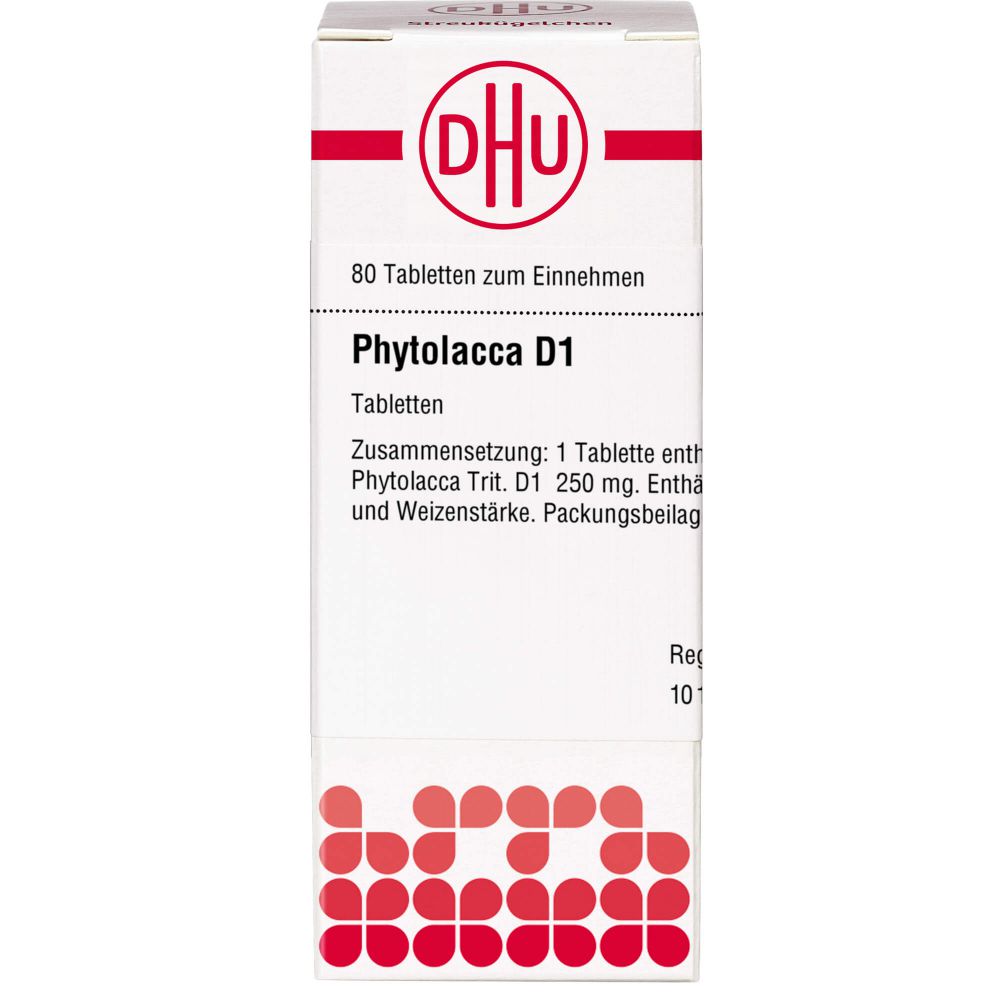 Phytolacca D 1 Tabletten 80 St