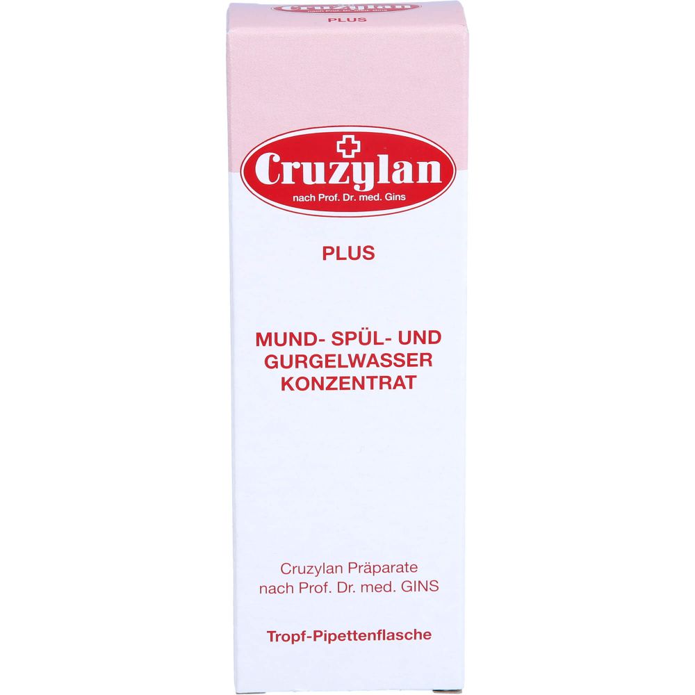 CRUZYLAN Plus Mund-/Spül- u.Gurgelwasserkonz.m.Pip