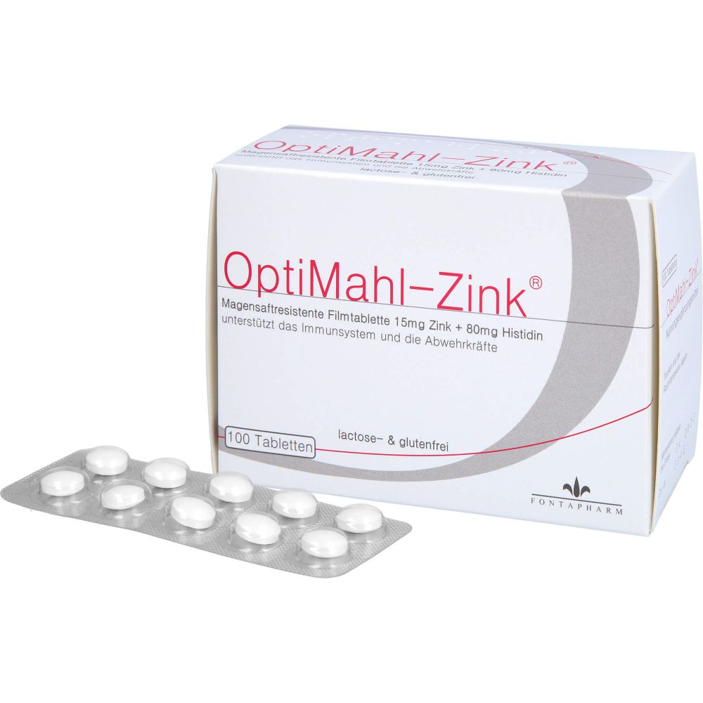 OPTIMAHL Zink 15 mg Tabletten