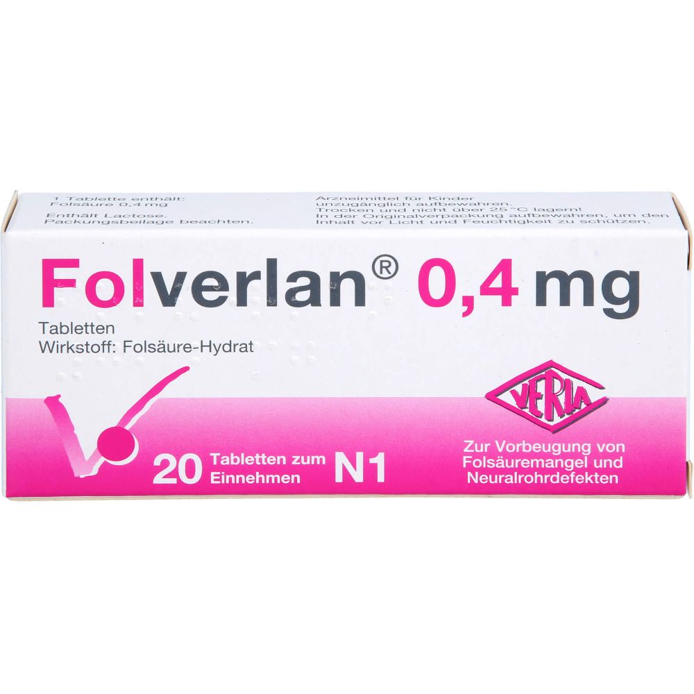 FOLVERLAN 0,4 mg Tabletten