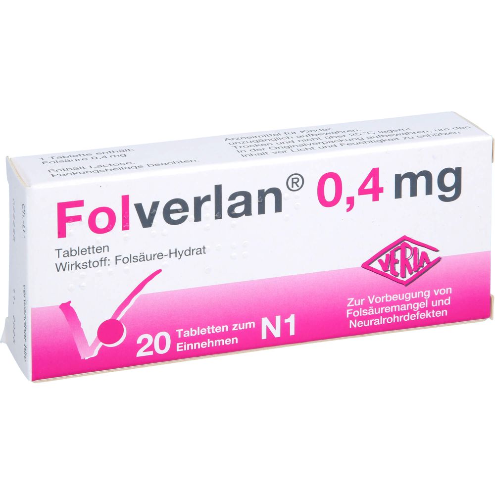 FOLVERLAN 0,4 mg Tabletten