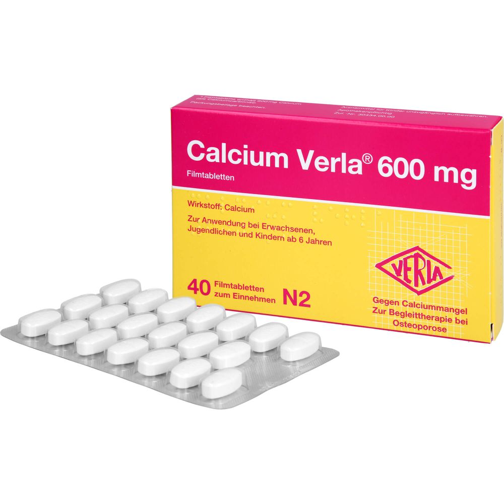 CALCIUM VERLA 600 mg Filmtabletten