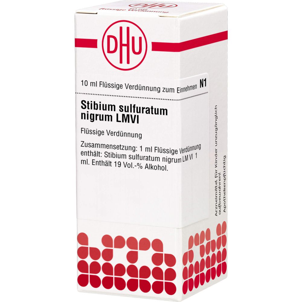 STIBIUM SULFURATUM NIGRUM LM VI Dilution