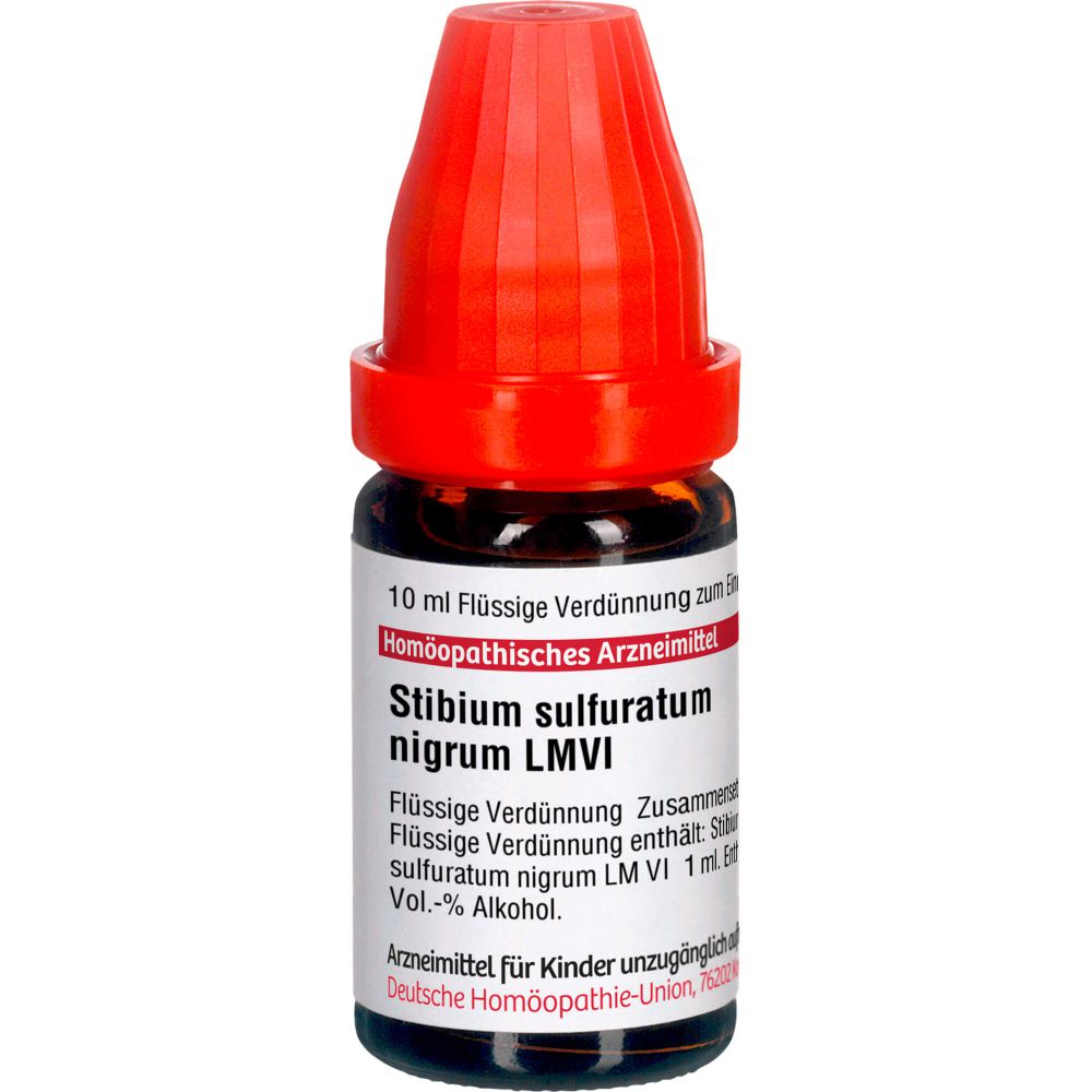 STIBIUM SULFURATUM NIGRUM LM VI Dilution