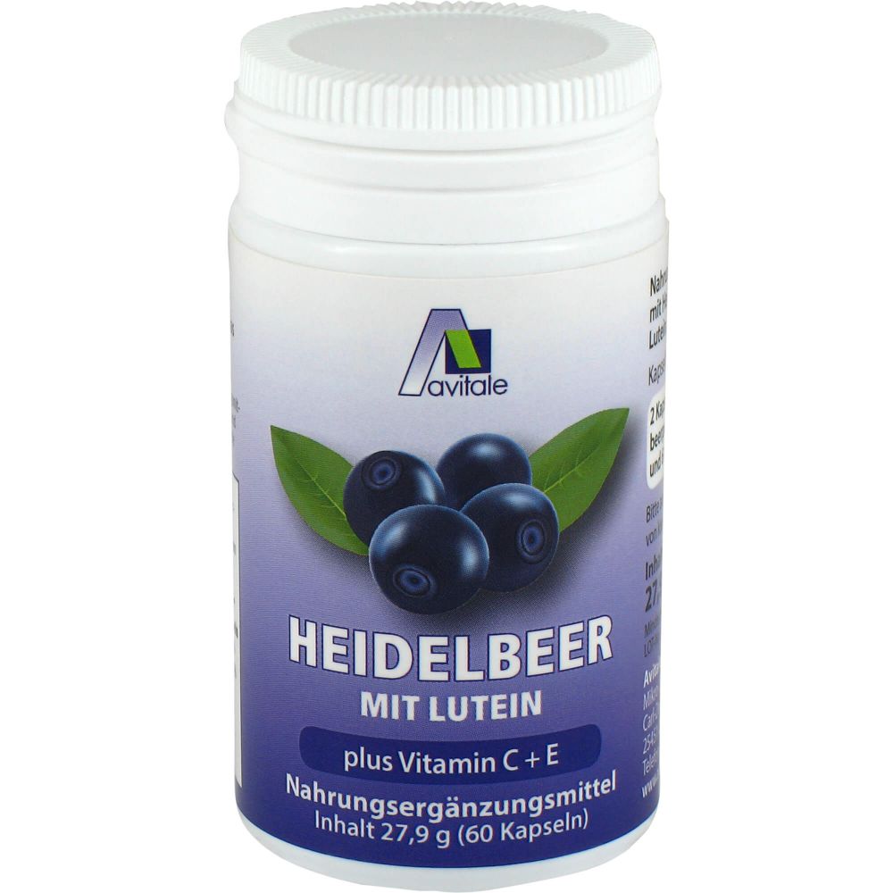 Heidelbeer Kapseln+Lutein+C+E 60 St