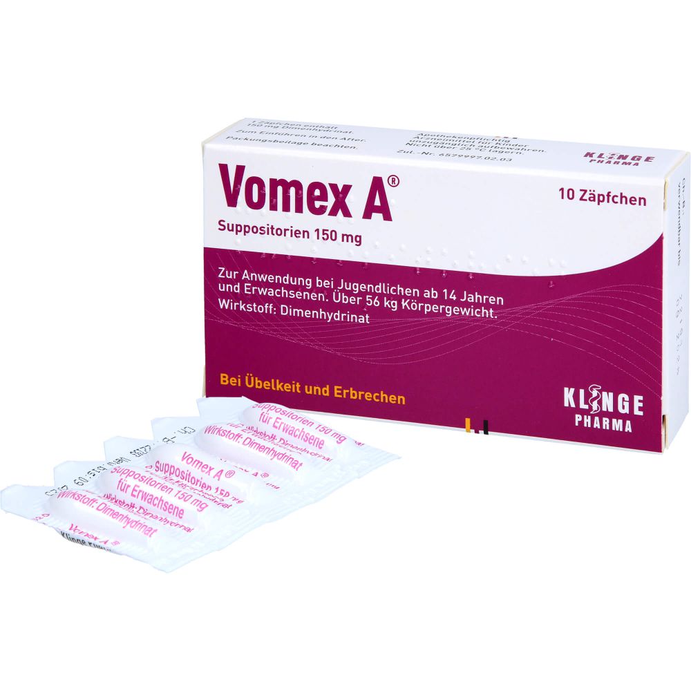VOMEX A 150 mg Supozitoare