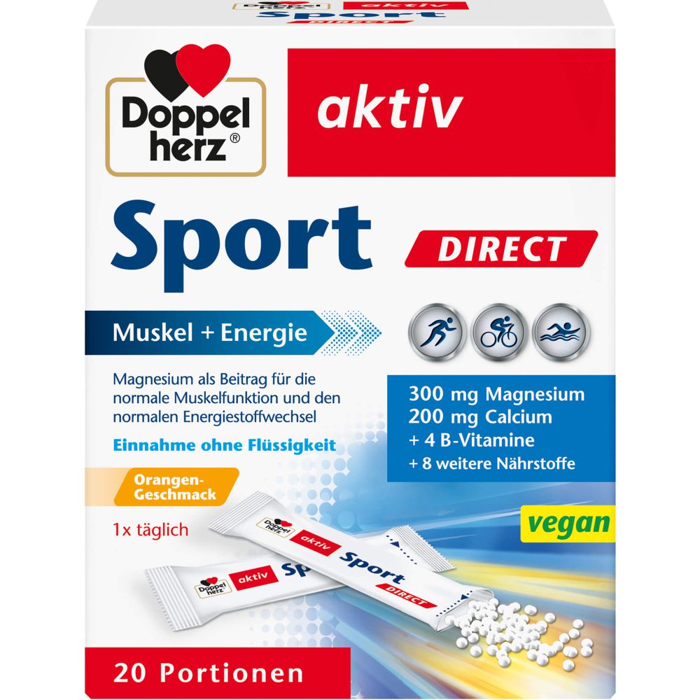 DOPPELHERZ Sport DIRECT Vitamine+Mineralien