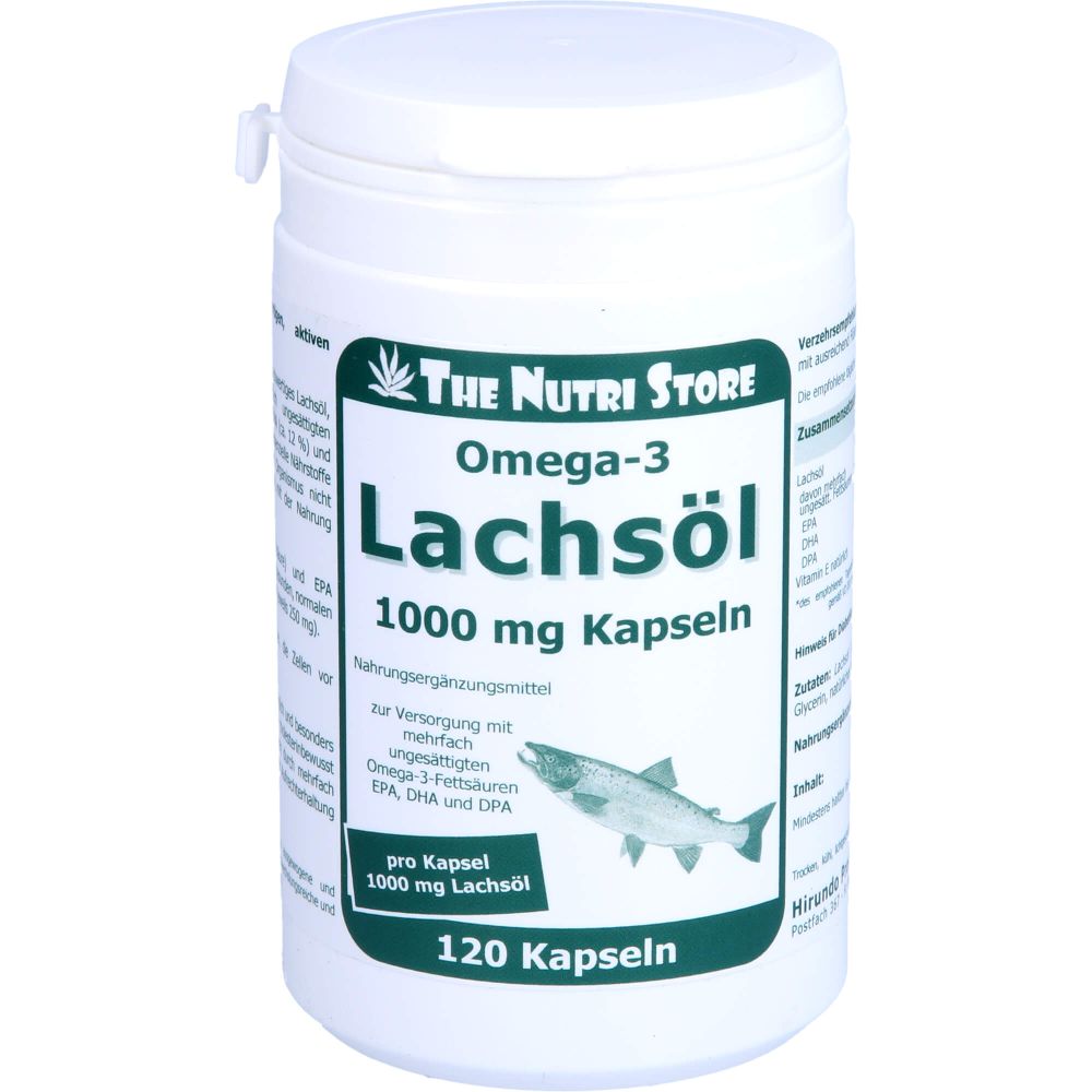 Omega-3 Lachsöl 1000 mg Kapseln 120 St 120 St