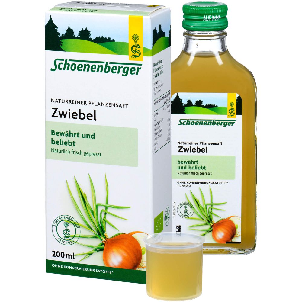 ZWIEBELSAFT naturrein Schoenenberger