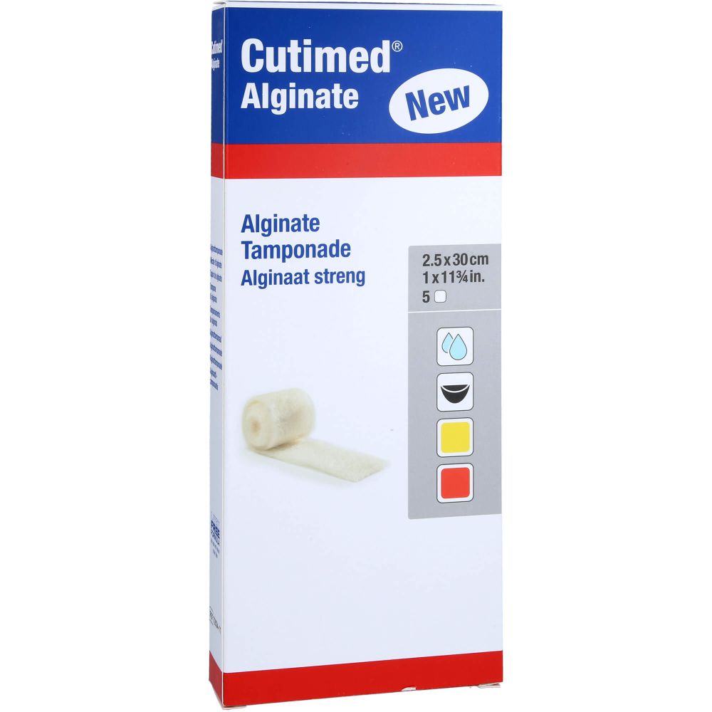 CUTIMED Alginate Alginattamponade 2,5x30 cm
