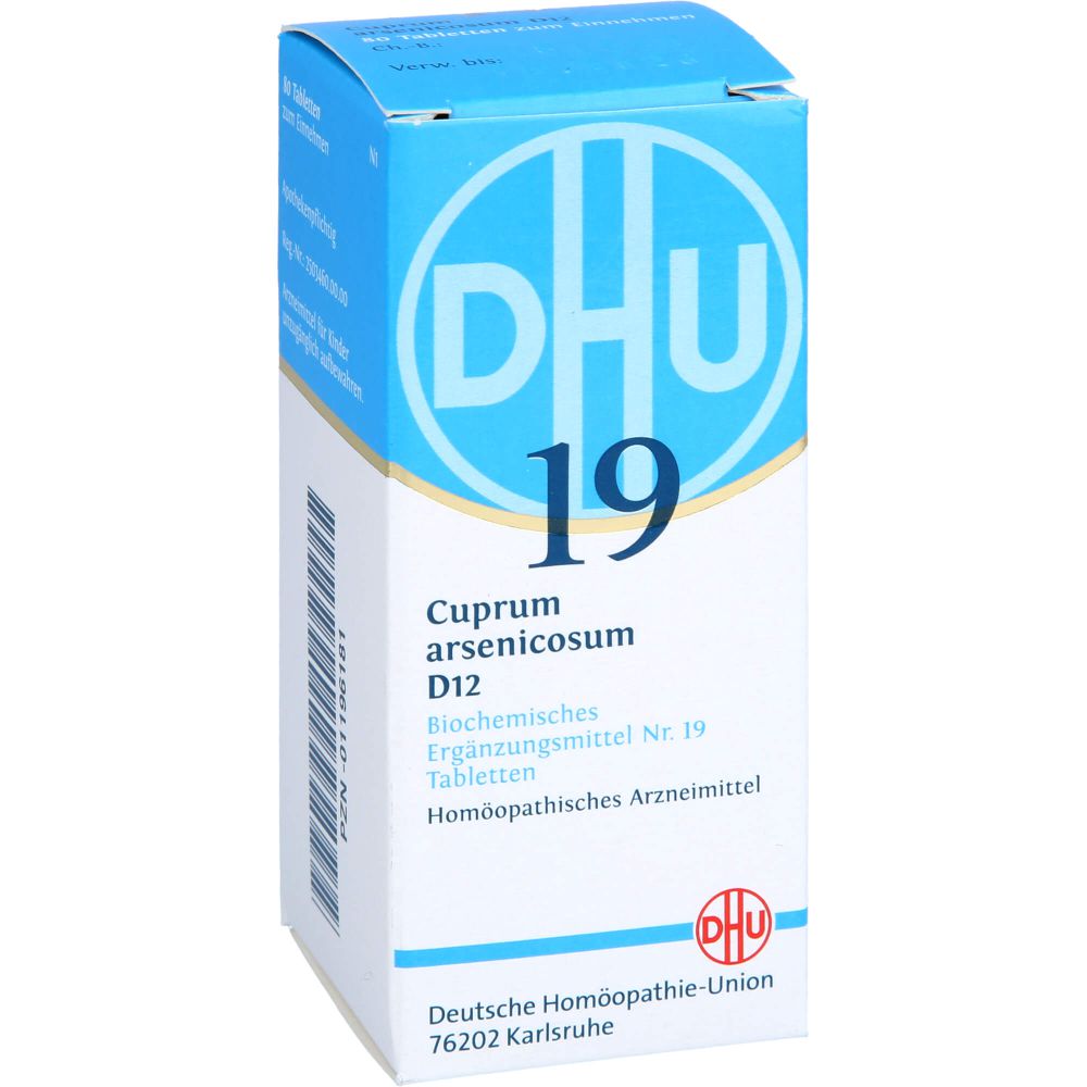 BIOCHEMIE DHU 19 Cuprum arsenicosum D 12 Tabletten