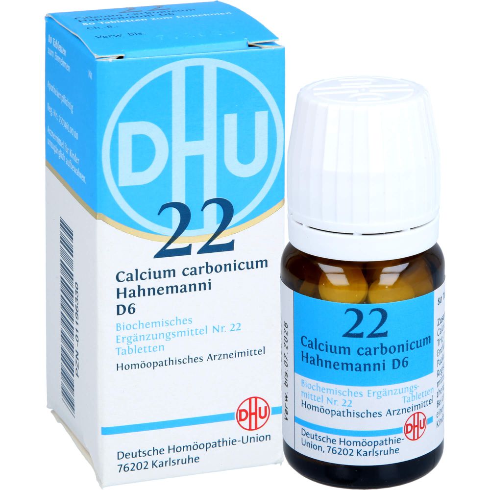 Biochemie Dhu 22 Calcium carbonicum D 6 Tabletten 80 St