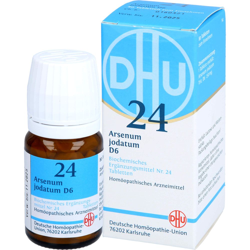 BIOCHEMIE DHU 24 Arsenum jodatum D 6 Tabletten