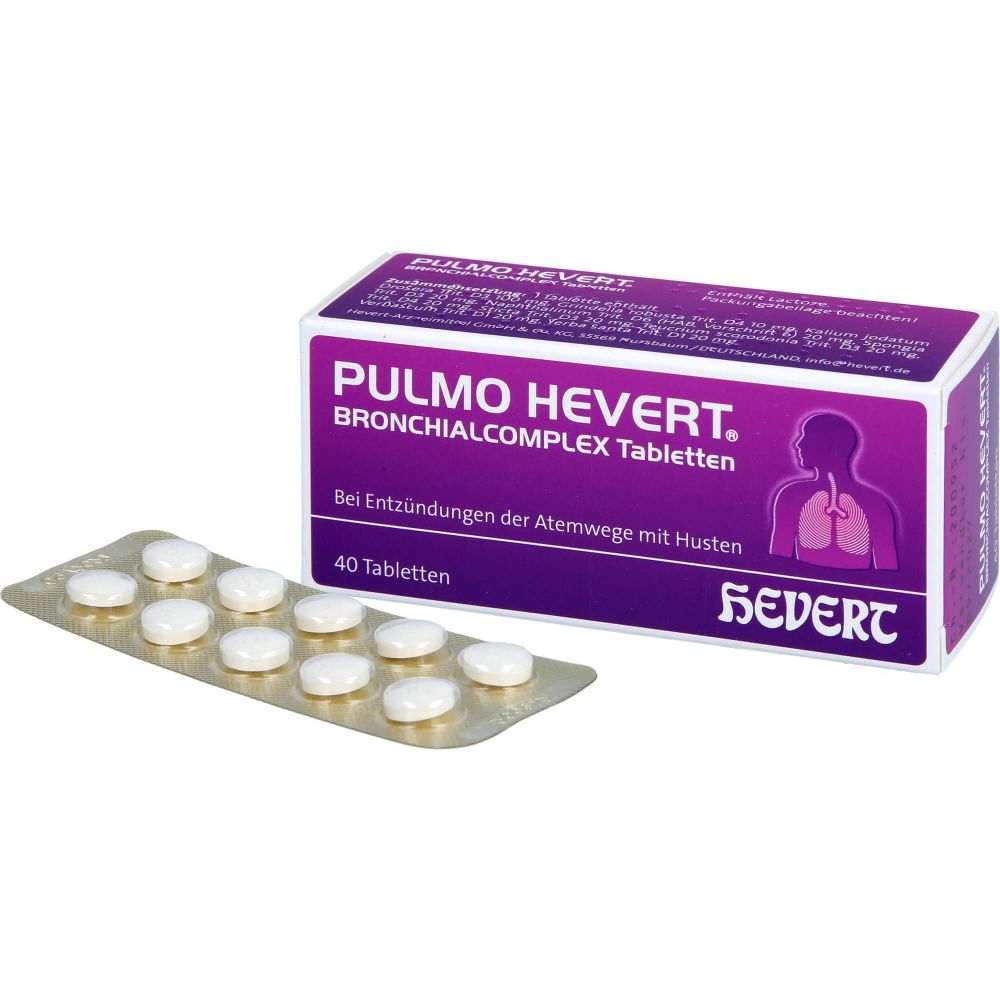 Pulmo Hevert Bronchialcomplex Tabletten 40 St