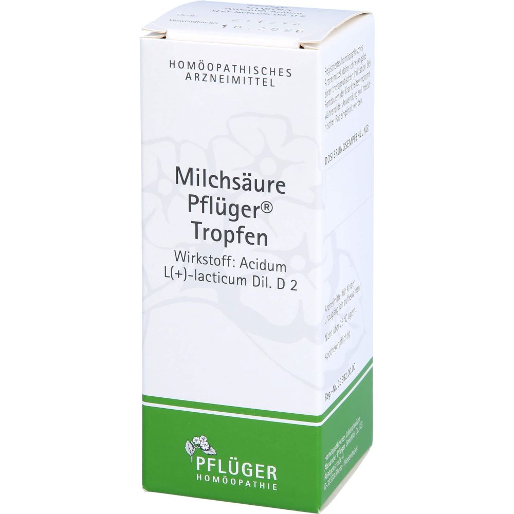 MILCHSÄURE Pflüger Tropfen