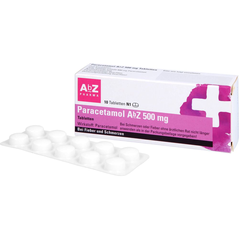 PARACETAMOL AbZ 500 mg Tabletten