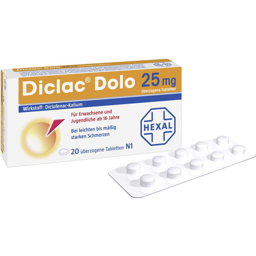 DICLAC Dolo 25 mg überzogene Tabletten